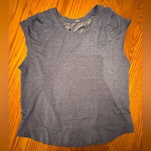 Lululemon Women’s Gait Keeper Short Sleeve Tank – Sz 8 (Blue Heathered)